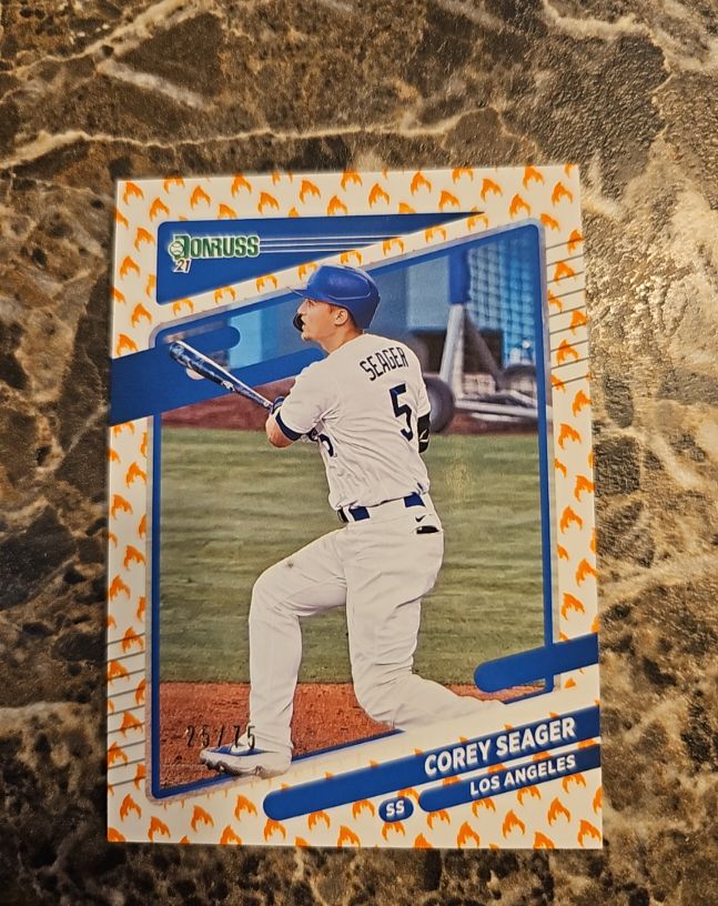 2021 Donruss #109 Corey Seager — front