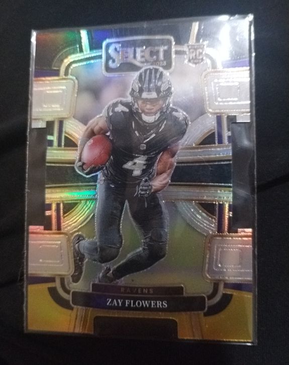 2023 Panini Select Concourse Die-Cut #8 Zay Flowers — front
