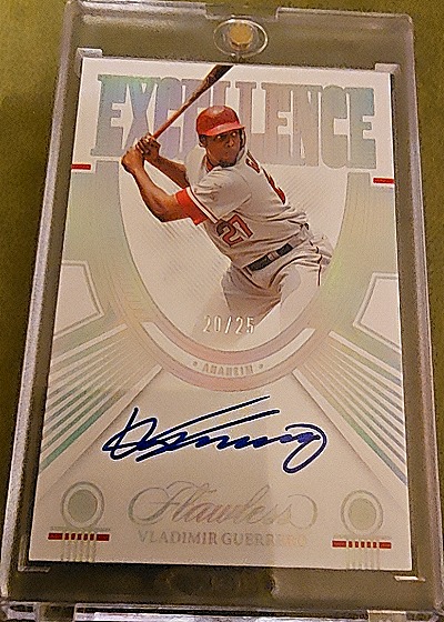 2023 Panini Flawless Excellence #20/25 Vladimir Guerrero — front