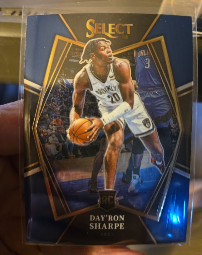 2021-22 Panini Select #128 Day'Ron Sharpe Rookie — front