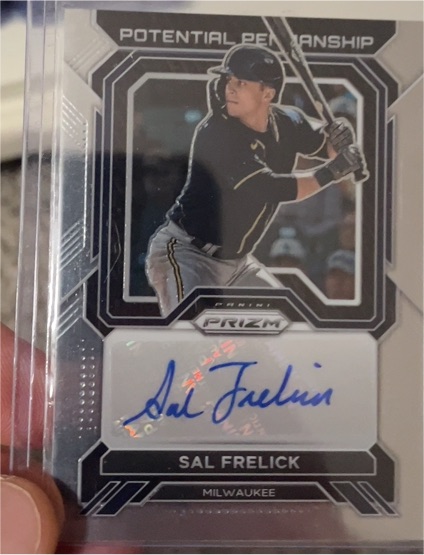 2023 Panini Prizm #PP-SF Sal Frelick Potential Penmanship Silver Prizm AUTO — front