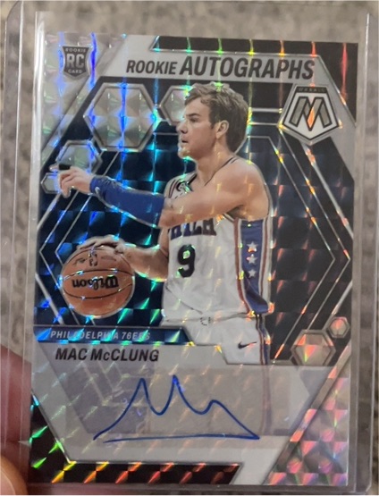 2022-23 Panini Mosaic Rookie Autographs #RA-MAC Mac McClung — front