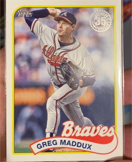 2024 Topps Series 1 1989 Baseball #89B-86 Greg Maddux — front