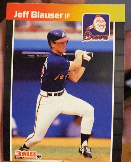 1989 Donruss #592 Jeff Blauser — front