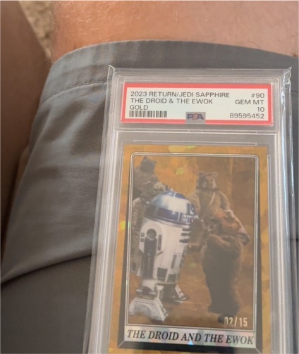 1983 Topps Return of the Jedi #90 The Droid and the Ewok — front