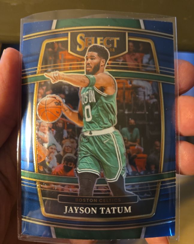 2021-22 Panini Select #77 Jayson Tatum — front