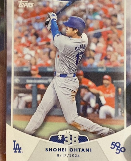 2024 Topps 50/50 #75 Shohei Ohtani — front