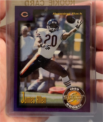 1999 Score Supplemental #S-12 James Allen — front