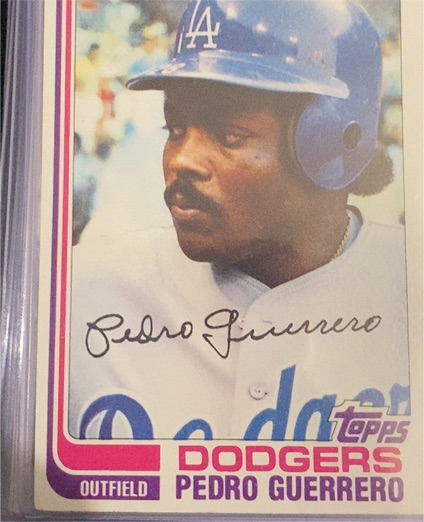1982 Topps #247 Pedro Guerrero — front