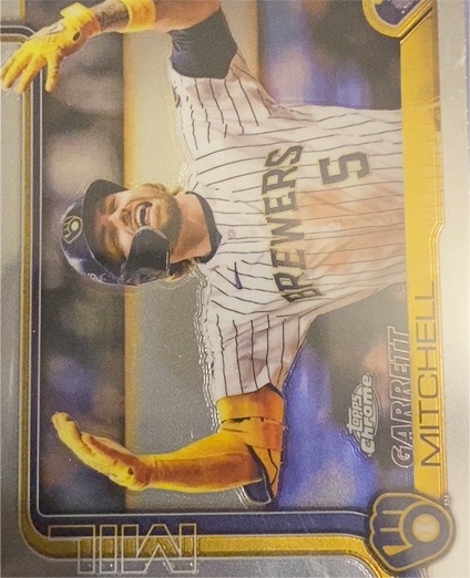 2025 Topps Chrome #28 Garrett Mitchell — front