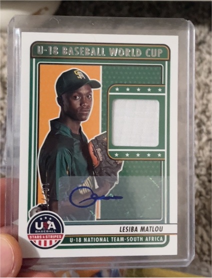 2023 Panini Stars & Stripes #03 Lesiba Matlou — front