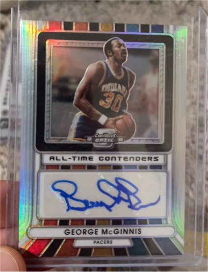 2022-23 Panini Contenders Optic #ATC-GMG George McGinnis — front
