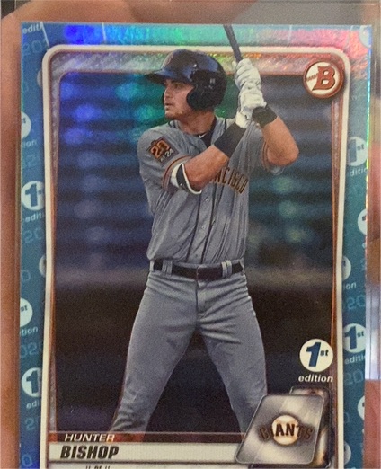 2020 Bowman Draft 1st Edition #BD-200 Hunter Bishop — front