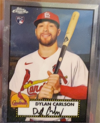 2021 Topps Chrome Platinum Anniversary #15 Dylan Carlson — front