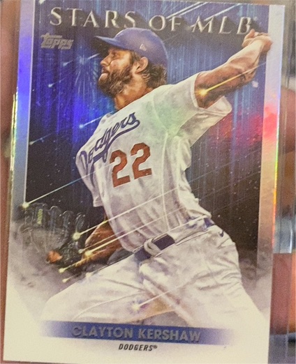 2022 Topps Stars of MLB #SMLB-28 Clayton Kershaw — front
