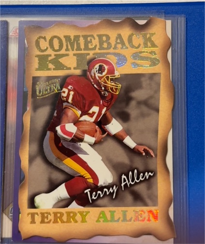 1997 Fleer Ultra Comeback Kids #10 Terry Allen — front