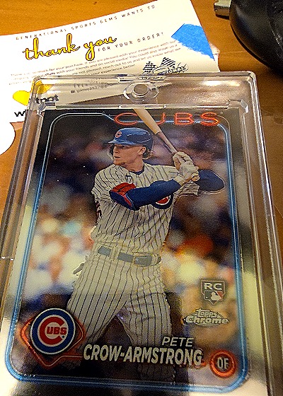 2024 Topps Chrome #16 Pete Crow-Armstrong — front