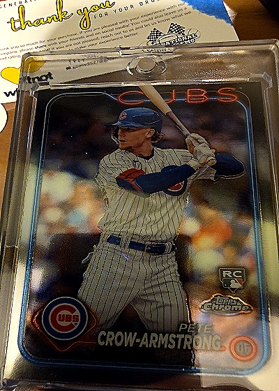 2024 Topps Chrome #16 Pete Crow-Armstrong — back