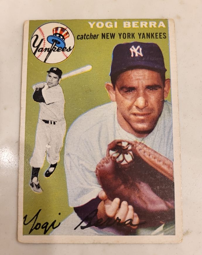 1954 Topps #50 Yogi Berra — front