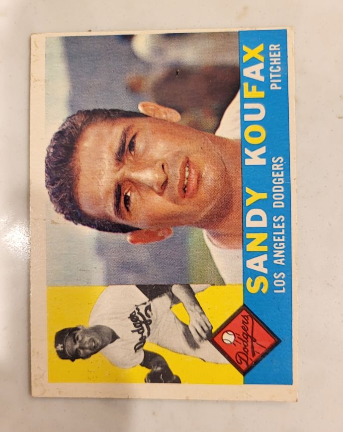 1960 Topps #343 Sandy Koufax — front