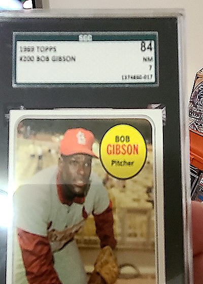 1969 Topps #200 Bob Gibson — front