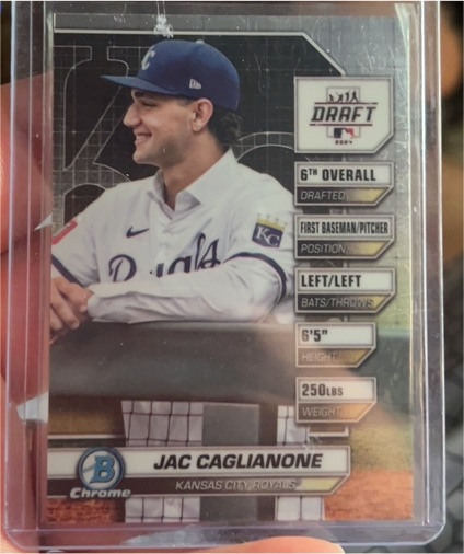 2024 Bowman Draft Night #BDN-5 Jac Caglianone — front