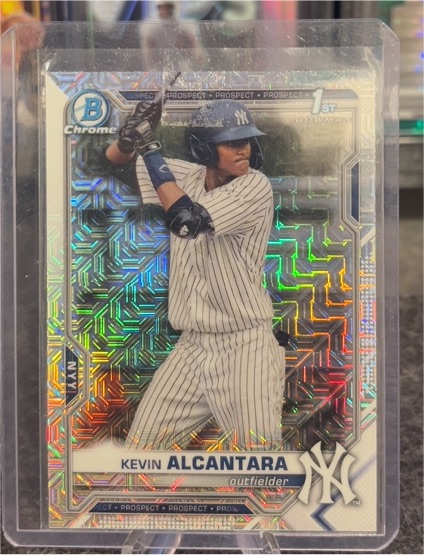 2021 Bowman Chrome #BCP-97 Kevin Alcantara — front