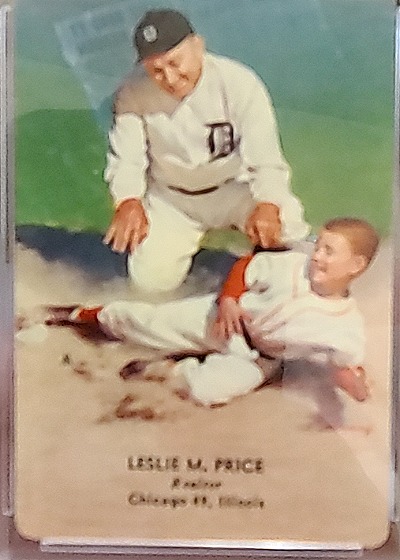 1940 Play Ball Leslie M. Price Detroit Tigers — front