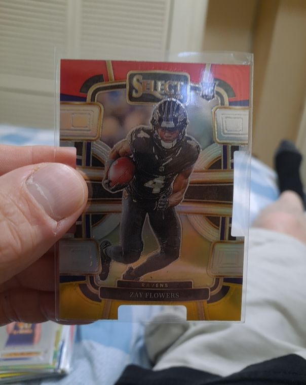 2023 Panini Select Concourse #8 Zay Flowers — front