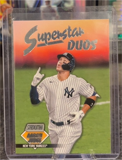 2021 Topps Stadium Club Superstar Duos #SD-8 Aaron Judge — front