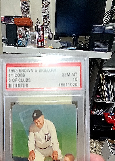 1953 Brown & Bigelow #6 Ty Cobb — front