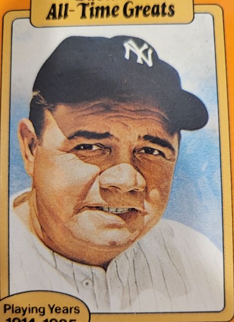 1987 Hygrade All-Time Greats #NNO Babe Ruth — front