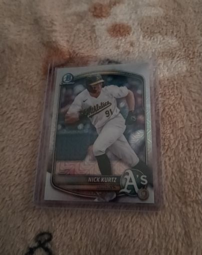 2025 Bowman Chrome Prospects #BCP-114 Nick Kurtz — front