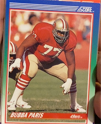 1990 Score #77 Bubba Paris — front