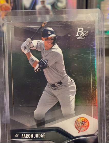 2021 Bowman Platinum Aaron Judge — front
