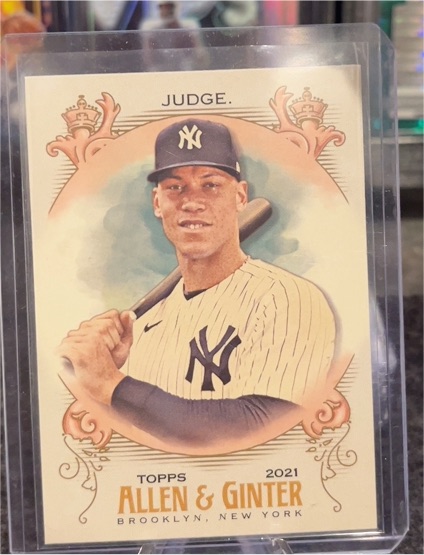 2021 Topps Allen & Ginter #126 Aaron Judge — front