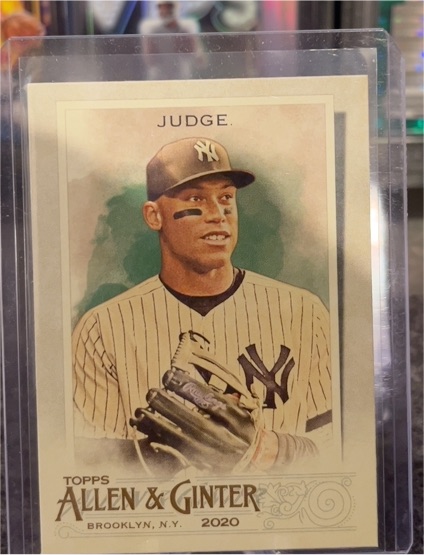 2020 Topps Allen & Ginter #13 Aaron Judge — front