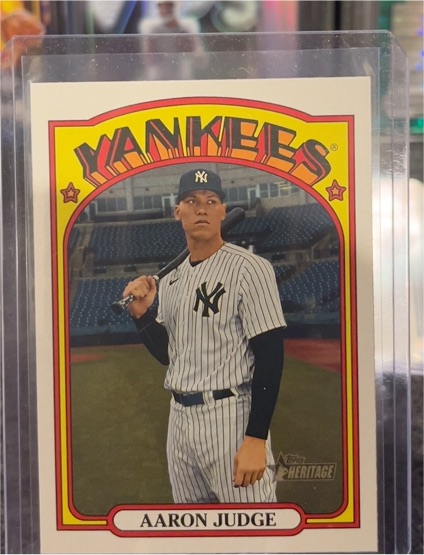 2021 Topps Heritage #121 Aaron Judge — front