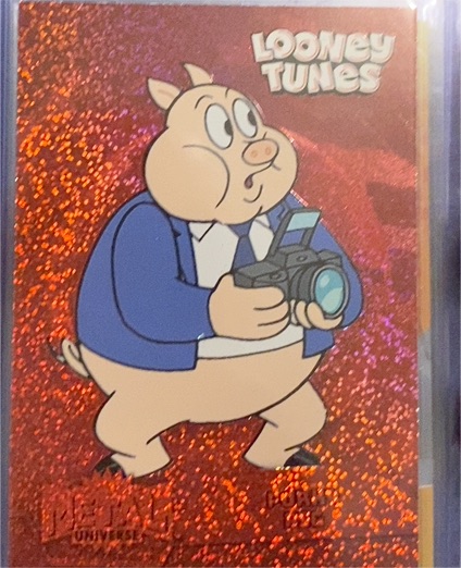 2024 Fleer Retro Looney Tunes Metal Universe #MU-44 Porky Pig — front