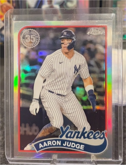 2024 Topps Chrome #89CB-2 Aaron Judge 1989 Topps Baseball — front