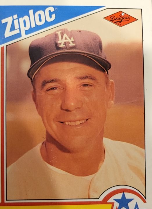 1961 Topps #130 Norm Larker Dodgers — front