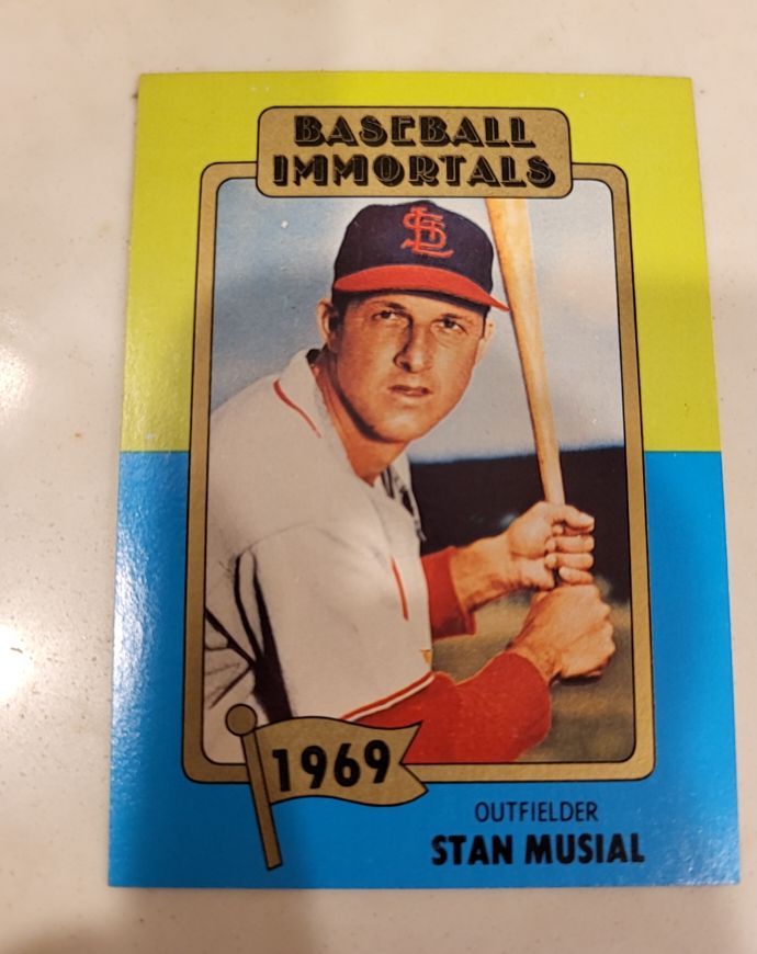 1980 Topps Baseball Immortals #114 Stan Musial — front