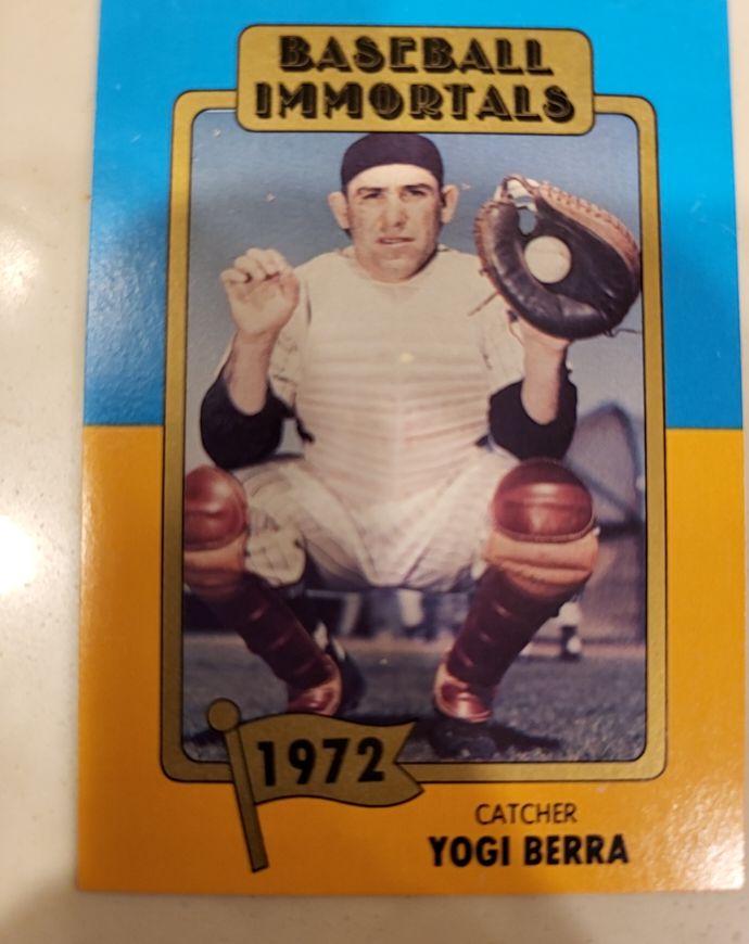 1980-87 SSPC Baseball Immortals #127 Yogi Berra — front