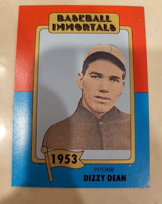 1980 SSPC Baseball Immortals #66 Dizzy Dean — front