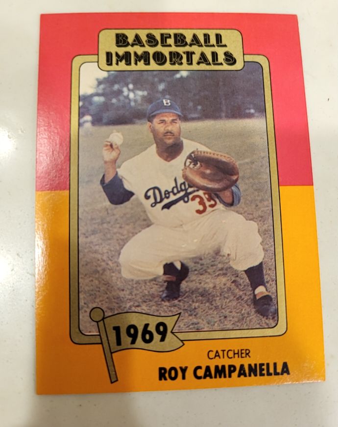 1980 Topps SSPC Baseball Immortals #111 Roy Campanella — front