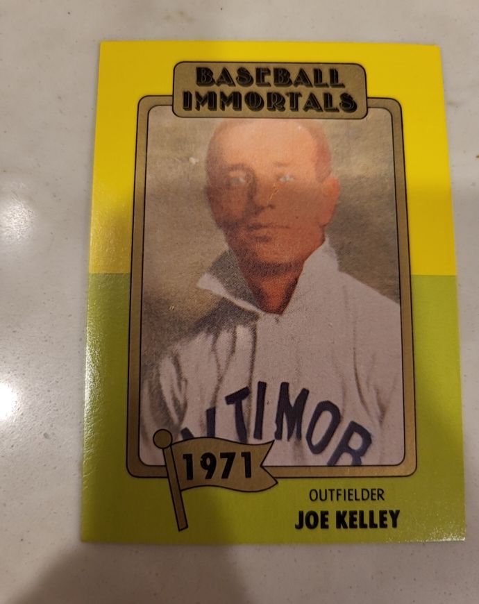 1980 SSPC Baseball Immortals #1971 Joe Kelley — front