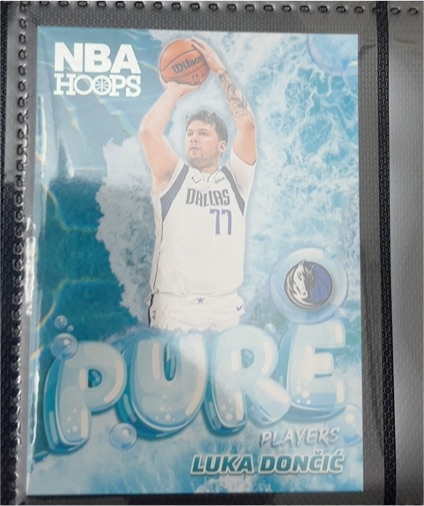 2024-25 Panini NBA Hoops #10 Luka Dončić Pure Players — front