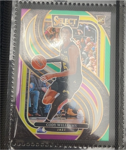2024-25 Panini Select #172 Cody Williams Rookie — front