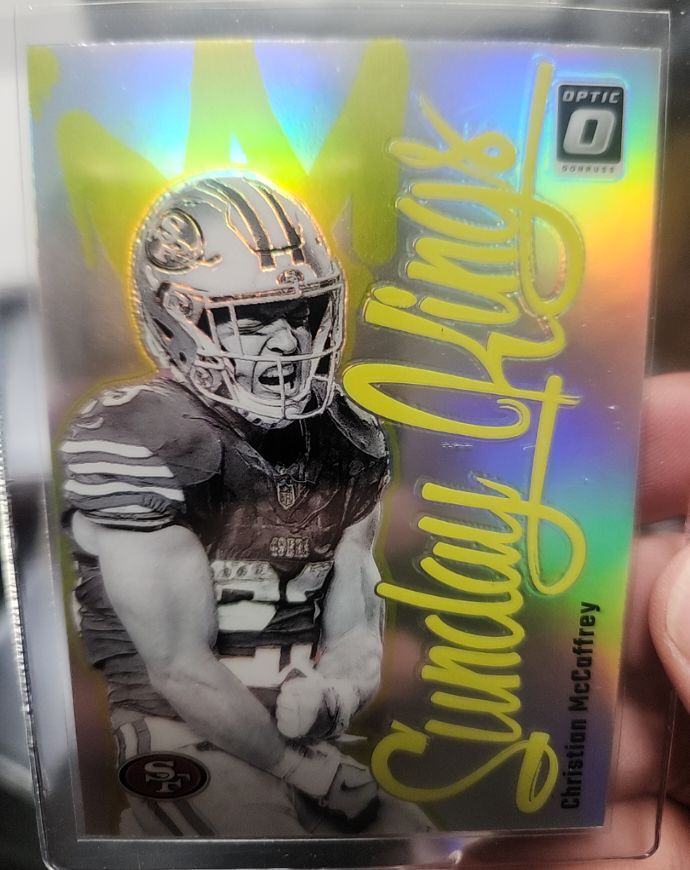 2024 Panini Donruss Optic Sunday Kings #27 Christian McCaffrey — front