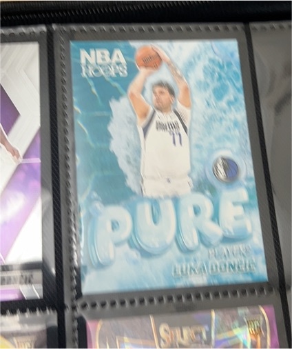 2024-25 Panini NBA Hoops #10 Luka Doncic Pure Players — front
